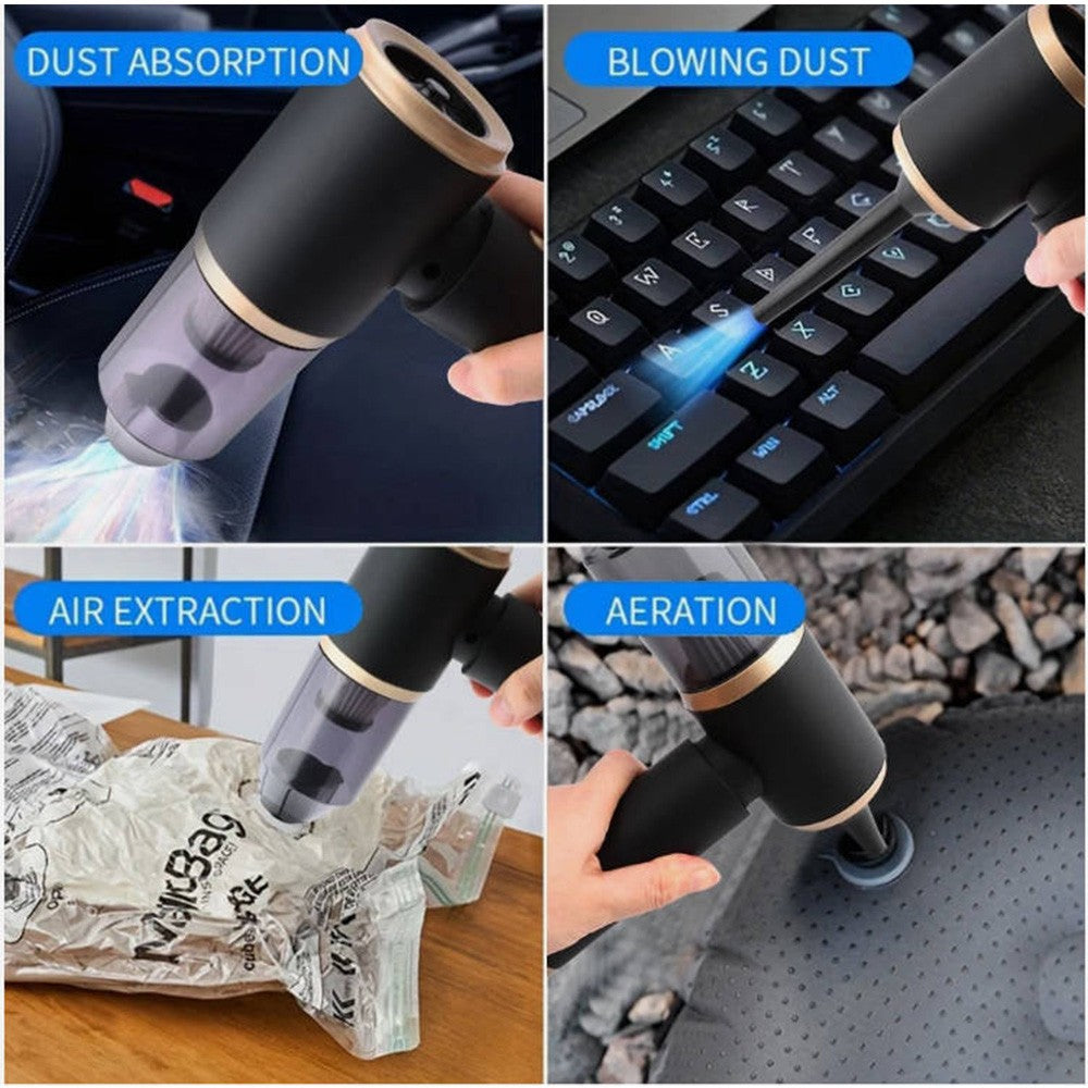 NUNKGO AirGo 4 en 1 - aspirador y soplador portátil para coche y casa